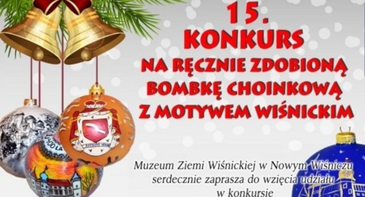 Konkurs na bombkę choinkową z akcentem wiśnickim