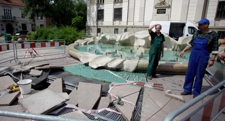 Fontanna na placu Szczepańskim nie działa 