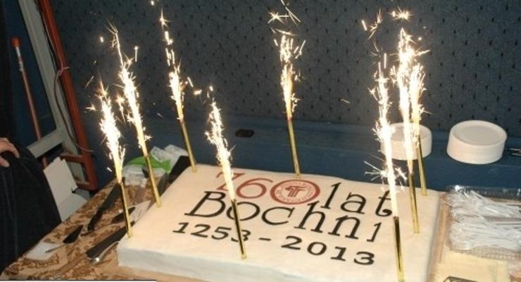 Tort na urodziny Bochni - foto