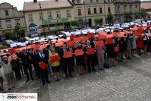 Święto Konstytucji 3 Maja - żywa flaga na rynku