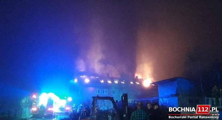 Groźny pożar w Gawłowie