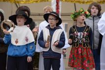 Miejski Rynek, życzenia, kolędy i smakołyki