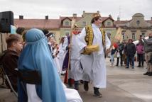 Miejski Rynek, życzenia, kolędy i smakołyki