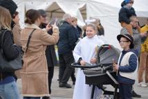 Miejski Rynek, życzenia, kolędy i smakołyki