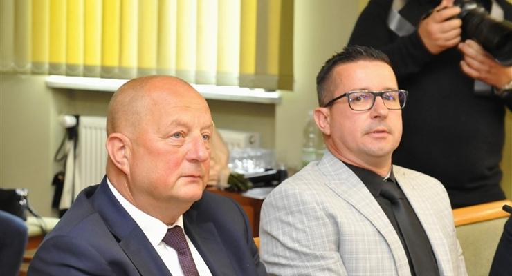 Radni Marek Rudnik i Marcin Imiołek „JĘZYCZKIEM U WAGI” w RM